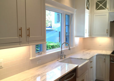 Updated countertops and cabinets