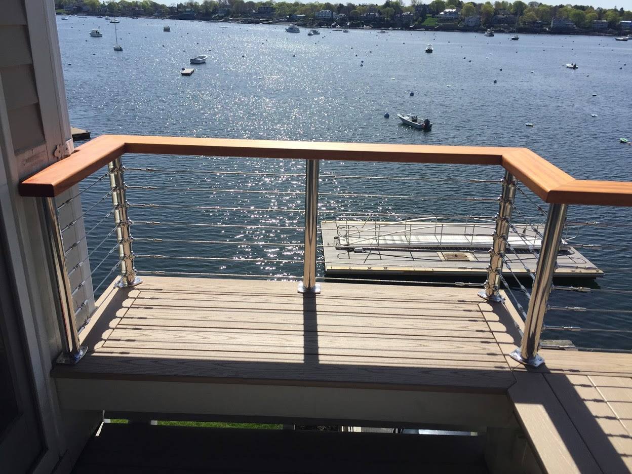 Harborside Railing Construction in Marblehead | Paul Haggett & Co.
