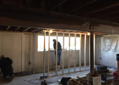 New window openings in foundation